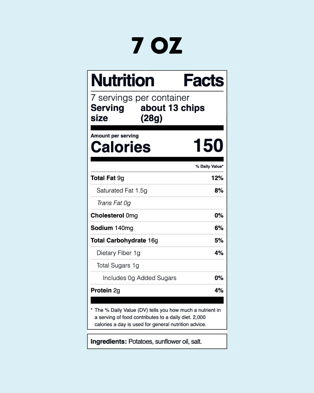 Sea Salt - Folds Potato Chips